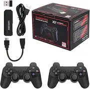 YoimJoyFun Wireless Retro Game Console,Game Stick Built in 30000Games, 42+ Emulators, Dual Wireless Controllers, Plug & Play Video Game Consoles