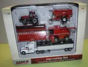 ERTL 1/64 Scale 4-pc Case-IH Harvesting Set - 2188 Combine, MX270 tractor. NIB
