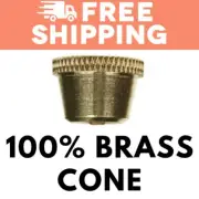 Brass Cone piece - Metal cone - Bucket Bonza Cone - Cone for Stem