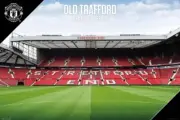 Poster Manchester United Old Trafford Stretford End Soccer Football