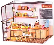 aternee DIY Miniature Dollhouse Building Wooden Models Assembly
