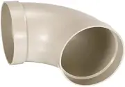 5" ID Elbow 90 Degree Duct Pipe Connector, Ventilation Tube Hose Fire-Resistant