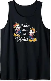 [Disney] Italian Mickey and Minnie Take Me To Venice Tank Top