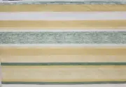 Kitchen Vinyl Tablecloth 52" x 52" Square (4 people) MULTICOLOR STRIPES, HS