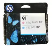 HP C9462A Light Magenta & Light Cyan 91 Printhead Genuine OEM EXP APR 2020