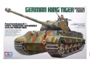 Tamiya 1/35 King Tiger Porsche Turret Plastic Model Kit Unassembled