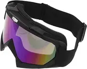 GAROZATION Retro Motorcycle Glasses Men's Biking Sunglasses Helmet Goggles Windproof Soft Headband Vision
