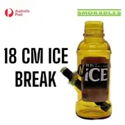 18CM ICE BREAK Water Bonza C!garette Rolling Tobacco Water Pipe