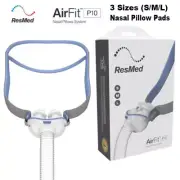 Resmed Airfit P10 Nasal Pillow System CPAP Mask WITH Soft ADJUSTABLE HEADGEAR