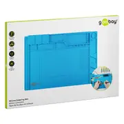 Goobay Silicone Soldering Mat Non-Slip Repair Station Pad 450x300mm Blue