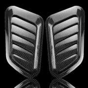 Universal Carbon Abs Plastic Racing Air Flow Intake Bonnet Vent Turbo Hood Scoop