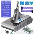 10000mAh Battery For Dyson V8 SV10 Absolute V8 Animal 238171-10 /Pre&Post Filter