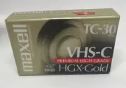 Maxell VHS-C TC-30 HGX-Gold Premium High Grade Camcorder Video Tape Cassettes