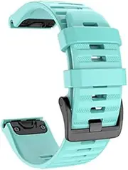 [ISOUDE] 20 22 26mm Smart Watch Band For Garmin Fenix 6 6S 6X 5X 5 5S 3 3HR 935 945 Quick Release Silicone Strap for Garmin Fenix 7x 7 7s