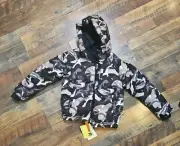 All in Motion Boy's Size XL (14) Puffer Jacket Gray Camouflage