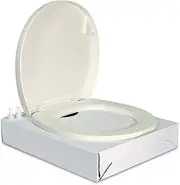 Aqua Magic Residence Toilet Seat and Cover Kit White High Grade Replacement