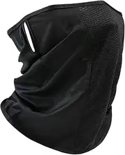 [Generic] Neck Cover for Men - Outdoor Ice Silk Head Wrap,Ear-hooked Face Cover Breathable Bandana for Outdoor Sports Activities UV Protection