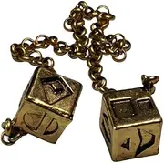 Custom 3d Stuff Antiqued Weathered Metal Han Solo Smuggler's Dice with box