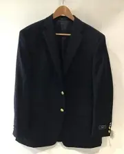 Chaps Navy Sport Coat Men's 42S NWT $175