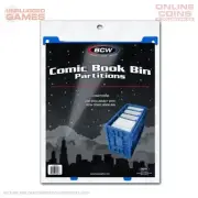 BCW Comic Book Bin Partitions - Blue