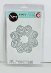 Sizzix Framelits Dies 7/Pkg Flowers