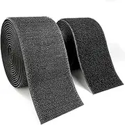 Sew On Hook and Loop Strips, 2 inches Wide by 16.4 feet Long，Hook and Loop Tape for Garment Sewing Crafts and DIY Projects