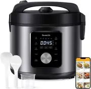 Smart Rice Cooker, 6-In-1 Multi-Cooker, Slow Cooker, Yogurt Maker, Saute Pan, St