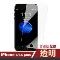 在飛比找momo購物網優惠-iPhone 6 6S Plus 透明高清非滿版手機保護貼(