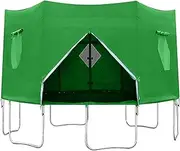 Trampoline Tent 6FT 8FT 10FT 12FT 14FT, Fits for 6 Straight Round Trampoline, Trampoline Accessory Tent, Trampoline Cover, Tent Only