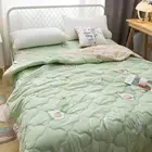 Washable Comforter Soft Comfortable Thin Wadding Blanket Double Bed Quilt