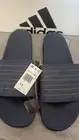 Adidas Men’s Size 17 Adilette Comfort Slides Sandals Navy Blue New In Box