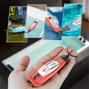 HC 804 2.4G Mini Remote Control High Speed RC Boat LED Light Palm Summer Waterproof Toy Dual Motors Pool Lakes Vehicles