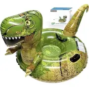 Dinosaur Snow Tube, FindUWill 64.9 inch Inflatable Sled Handles BENIFITS CHARITY