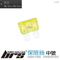 在飛比找Yahoo!奇摩拍賣優惠-【brs光研社】FU-003 保險絲 中號 保險司 插片 保