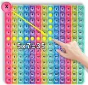 Multiplication Game Table 12 X 12 Math Flash Cards 3rd Grade Fingertip...