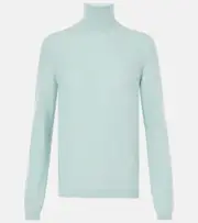 [Loro Piana] Loro Piana Alpe cashmere turtleneck sweater AU 16 green