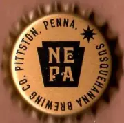 USA Plastic Lined Beer Crown Bottle Cap: Susquehanna Brewing