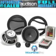 AUDISON AVK6 6.5" 250W COMPONENT SPEAKERS MIDS TWEETERS CROSSOVERS CAR AUDIO NEW