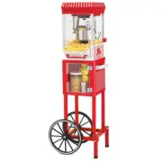 Vintage Collection 2.5 Oz. Red Oil Popcorn Machine with Cart