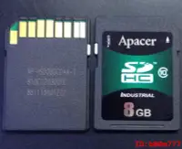 在飛比找露天拍賣優惠-Apacer 宇瞻 工業SD卡 8GB SLC SDHC 8