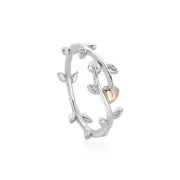 Clogau Welsh Gold Vine of Life Silver Ring - Size P - 3STOL0236