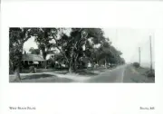 *Postcard-"West Beach, Biloxi"/Block of Father Ryan Rd/Biloxi Mississippi/{C54}-