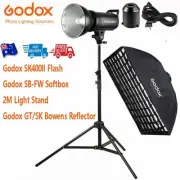 Godox SK400II 400W 2.4G Studio Flash+ Grid Honeycomb Softbox + 2M light Stand AU