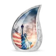 Mini Statue Of Liberty Urn For Ashes Adult Male - Keepsakes For Men Ashes