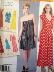 Simplicity Sewing Pattern 0327 1804 Misses Ladies Knit Dress Size 6-14 Uncut