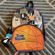SPACE JAM Looney Tune Squad Backpack Full Size 17" NEW!