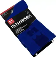 Under Armour Playmaker Kids Blue Crew Polyester UA Performance Socks Sz 13.5K-4Y