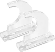 GREENADSCAPE 2pcs Wall Mount Guitar Hanger Display Rack Multi Functional Wall Holder for Guitars Skateboards and Swords Durable Design Easy Installation Space Saving Storage