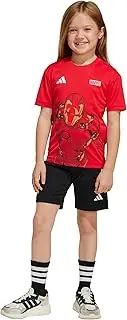 [adidas] Kids' Marvel Iron-Man T-Shirt Set