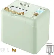 Electric Bread Maker, 500W Fully Automatic Bread Machine with 11 Automatic Programs and 15h Timer, Keep Warm Setting, Effortless Homemade Bread with Nut Automatic Dispenser